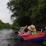 Floating down the river